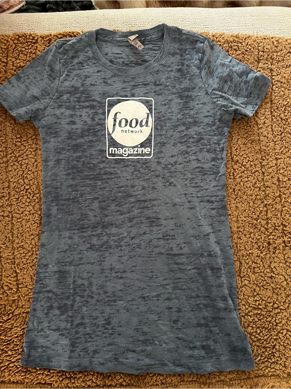 Food Network Next Level Apparel Soft Gray Tee - Medium